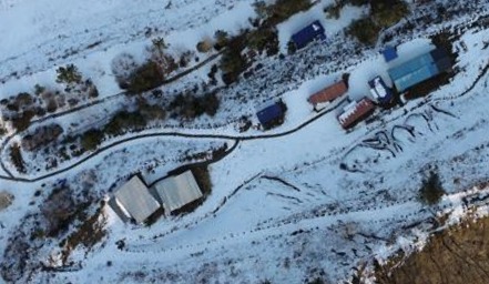Same area under snow